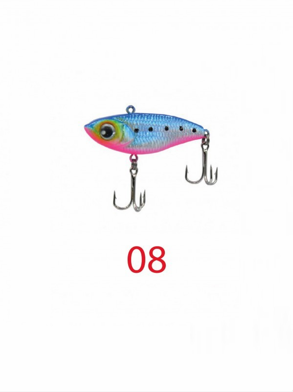 3400 Pela Vib UV Sinking 55mm Vibration Lure 13gr Maket Balık 08