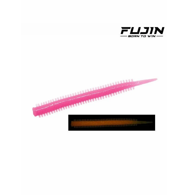 Fujin Yummy Sandworm 7cm LRF Silikonu Pink Glow