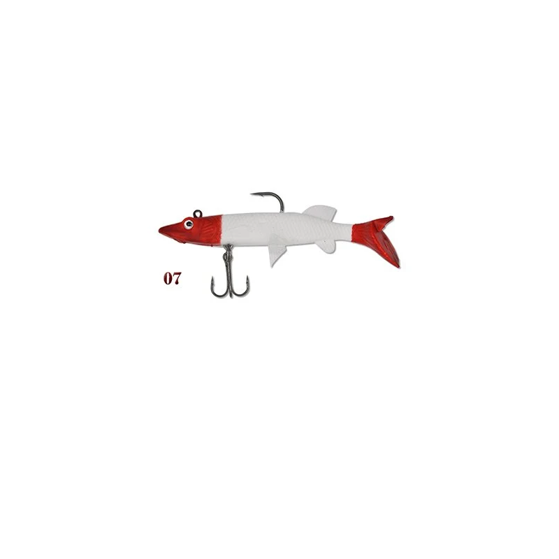 Wily Monster Turna Silikon 10cm 14gr - 07 Red Head-Tail (5.li Pk)
