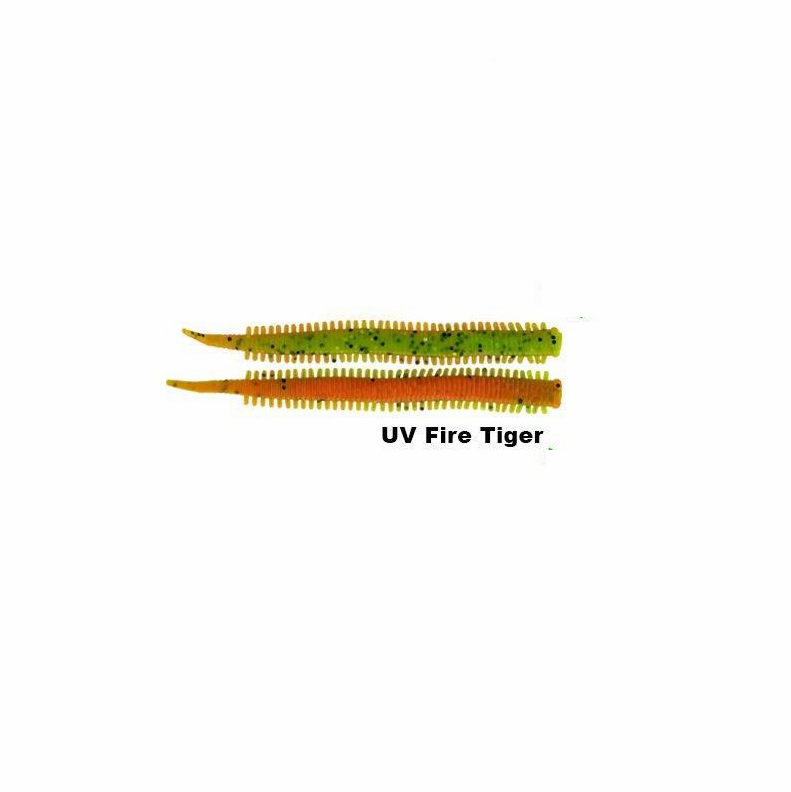 Fujin Yummy Sandworm 7cm LRF Silikonu UV Fire Tiger