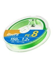 Gosen X8 Roots PE 8 Örgü Spin İp Misina 150mt A.Yeşil PE1.2-0.187mm