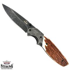 Sterling 11,43 cm Taşlanmış Liner Lock Çakı