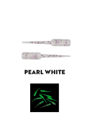 Fujin Baby Fry 2.7cm Lrf Silikon Yem Pearl White Glow