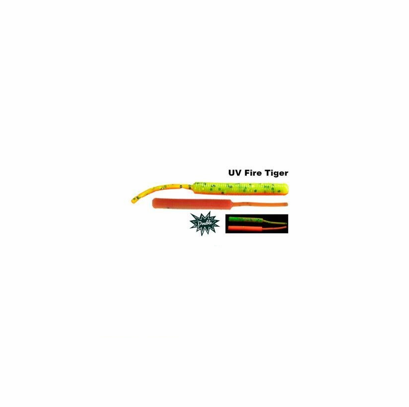 Fujin Baby Worm 5.2cm Floating Lrf Silikonu UV Fire Tiger