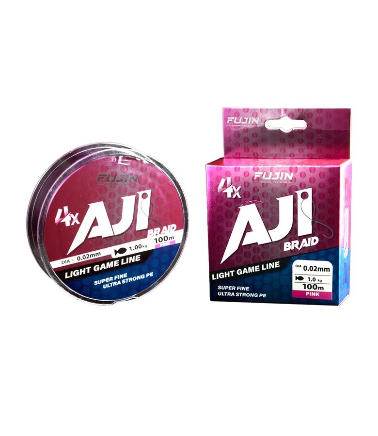 Fujin Aji Light Game Braid 4x 100mt Pink İp