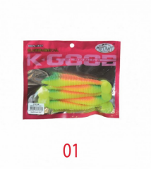 Mutant 3534 Typoon Soft 12cm Levrek Silikonu 5'li Paket Suni Yem 01