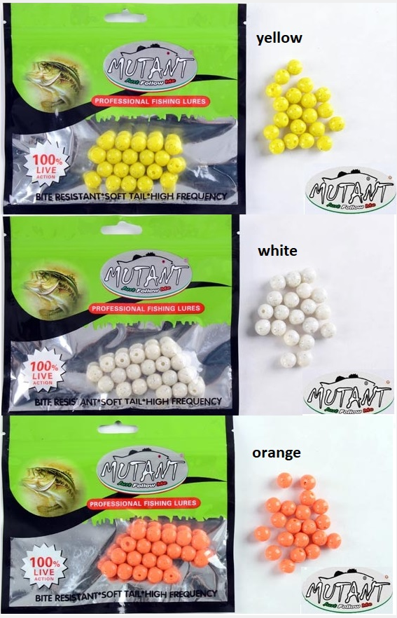 Mutant 3550 Walker Silikon Bolie 1.3cm 1.3gr 20.li Pk Suni Balık Yemi