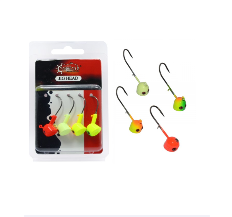 Mutant 6413 Jig Head Rigato Moite 4.lü Mix Set Tırnaklı Jig Head - 5gr