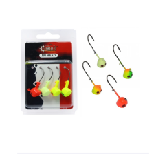 Mutant 6413 Jig Head Rigato Moite 4.lü Mix Set Tırnaklı Jig Head - 5gr