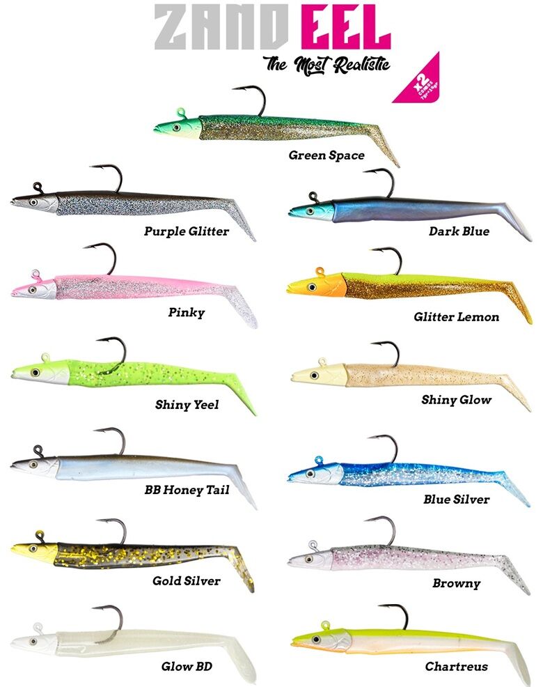 Fujin Zand Eel 11cm 7gr -14gr Double Body + Head Silikon Balık