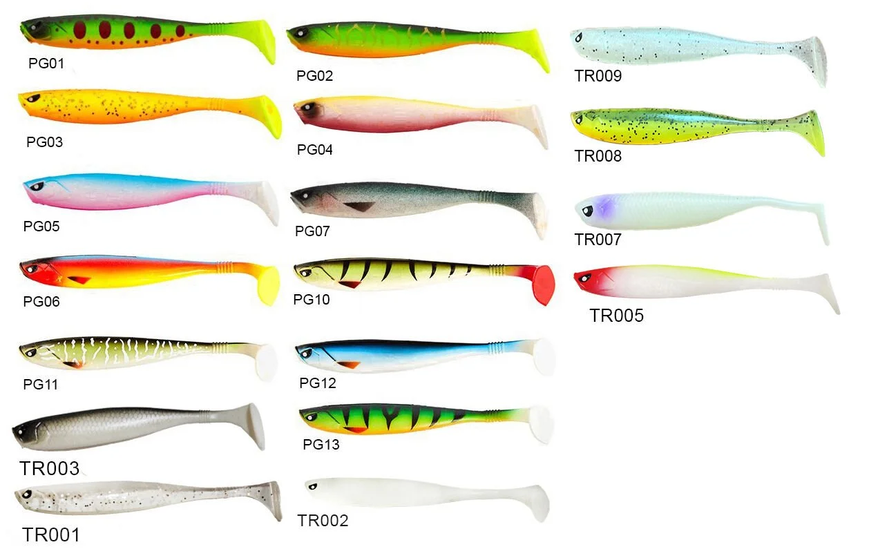 Lucky John Basara 3D Soft Swim 3.5''(8.89cm) 6p Silikon Yem