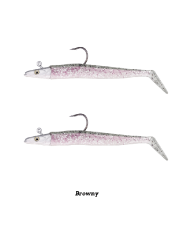 Fujin Zand Eel 11cm 7gr -14gr Double Body + Head Silikon Balık Browny
