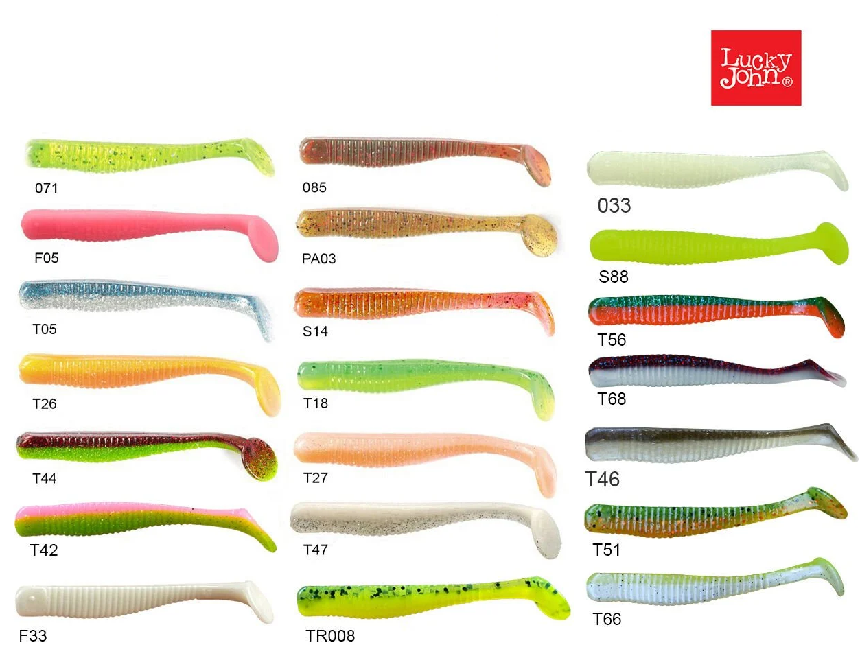 Lucky John Long John 3.1'' (7.87cm) 8p Silikon Yem