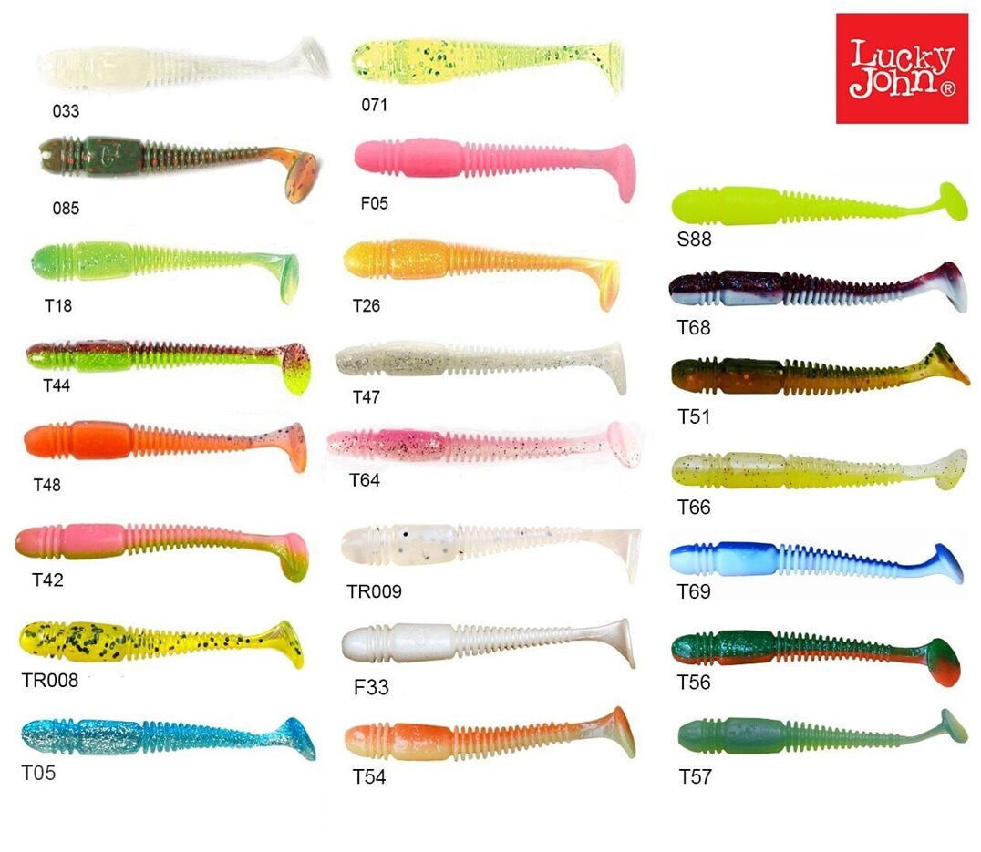 Lucky John Tioga 2.9''(7.36cm) 7p Silikon Yem