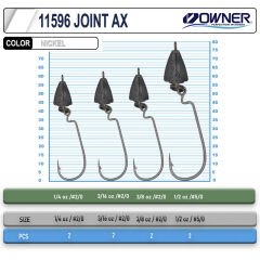 Owner 11596 Cultiva Jig Head İğne