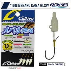 Owner 11606 Mebaru Dama Glow Lrf Jighead 3gr 6 no İğne