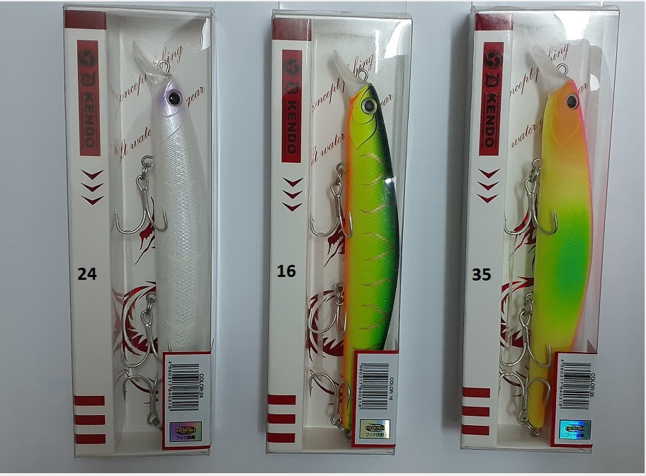 Kendo Seabass Minnow 12.5cm 21gr Floating Suni Yem