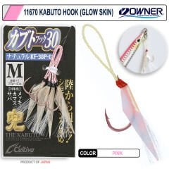 Owner 11670 Kabuto Glow Skin Fosforlu Jigging İğnesi KF-30P-02 L