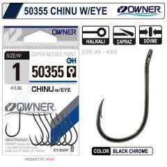 Owner 50355 Chuni W/Eye Gun Black İğne 1
