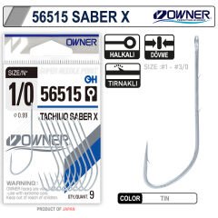 Owner 56515 Tachiuo Saber X Tin İğne 1/0