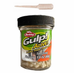 Berkley Gulp Alive Fish Fry 2cm LRF Silikonu Luma Glow