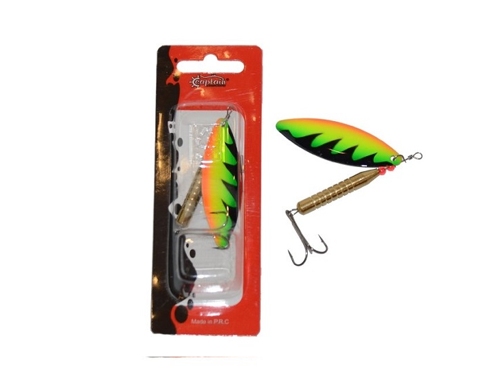 Captain 6065 Turna Kaşığı 17gr Hunter Tiger Döner Kaşık - Color : 4