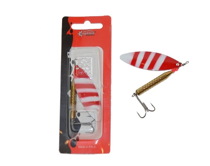 Captain 6065 Turna Kaşığı 17gr Hunter Tiger Döner Kaşık - Color : 5