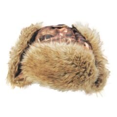 Remixon Fur Cap Sazlık Desenli Kalpak - Beden L