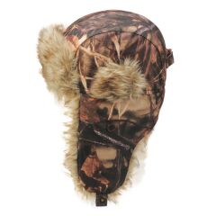 Remixon Fur Cap Sazlık Desenli Kalpak - Beden L