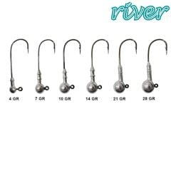 River Big Football Jig Head 3p