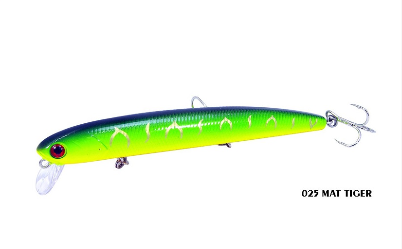 Fujin Slalom SL115F 13.6gr 11.5cm Floating Maket Balık 025 Mat Tiger