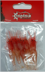 Captain 3057 Silikon Karides 6.5cm Suni Yem 5 li Paket - Color: 003