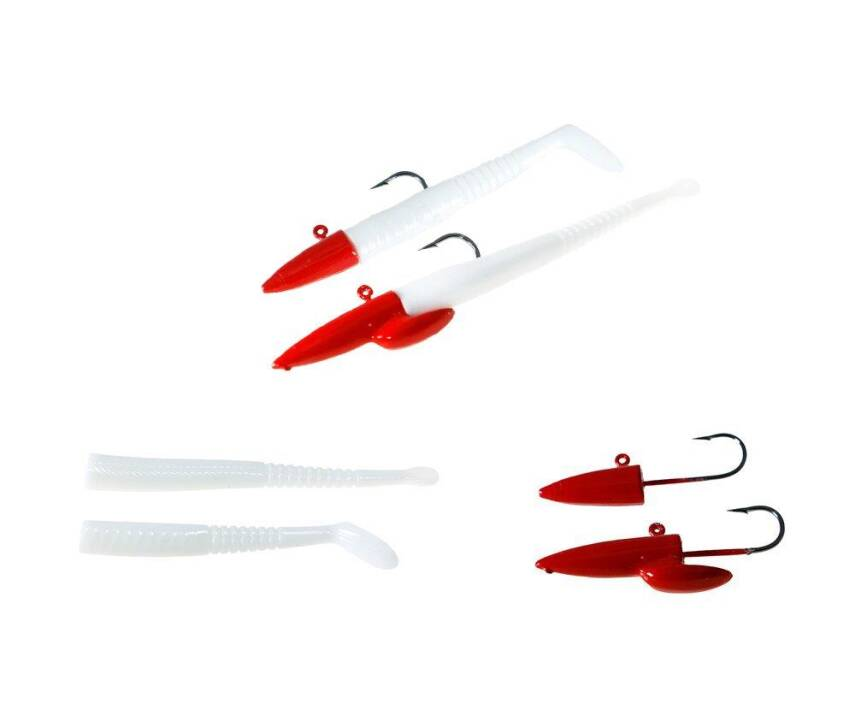 Fujin Micro Sandeel Kit 65mm LRF Silikon 03 Red Head