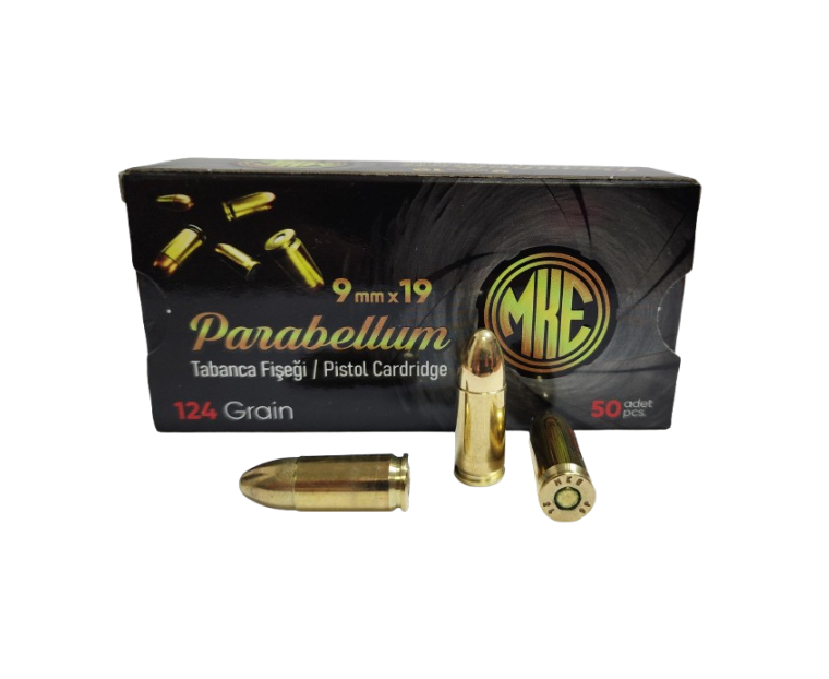 MKE 9x19 mm Parabellum Tabanca Fişeği