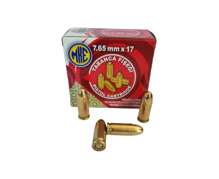 MKE 7.65 x 17 mm Tabanca Fişeği