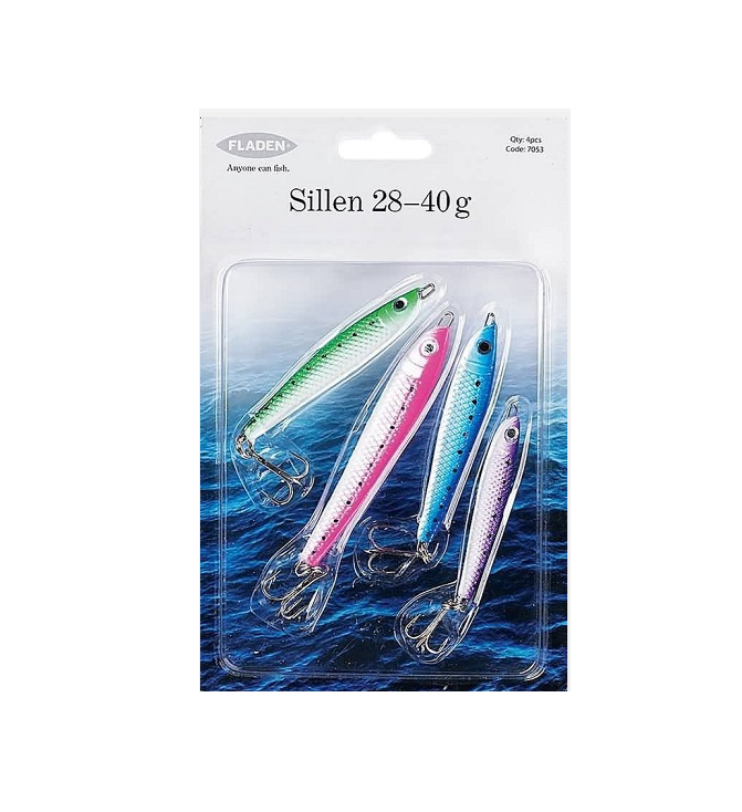 Fladen Sillen Pilker Seti 28-40gr 4 Parça