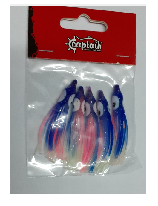 Captain 3593 Octopus Pride 5cm 5li Pk Color: 037 Silikon Kalamar