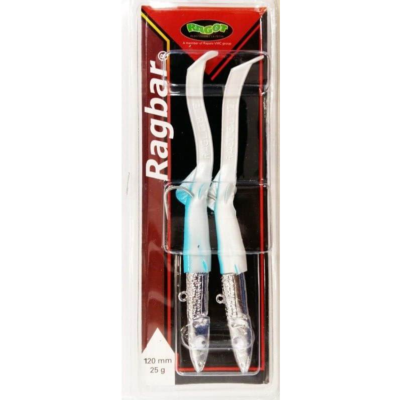 Ragot Ragbar Chrome 12cm 25gr Suni Yem Pk 2.li PB (Mavi - Beyaz)