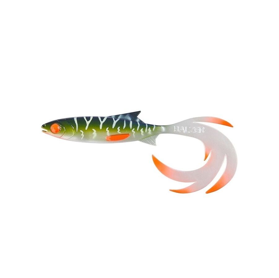 Balzer 13674 Shirasu Reptile Shad UV Active Booster Silikon Yem 11cm - Renk: 011 UV Hecht