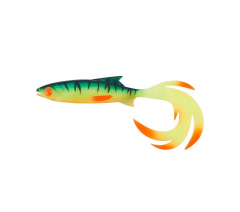 Balzer 13674 Shirasu Reptile Shad UV Active Booster Silikon Yem 11cm - Renk: 111 Fireshark