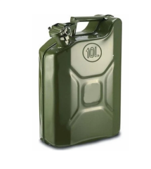 Metal Benzin Bidonu 10 Lt Yeşil