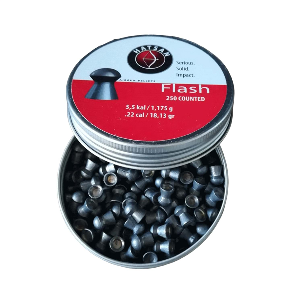 Hatsan Flash 5.5mm Havalı Tüfek Saçması ( 18.13 grain - 250 adet)