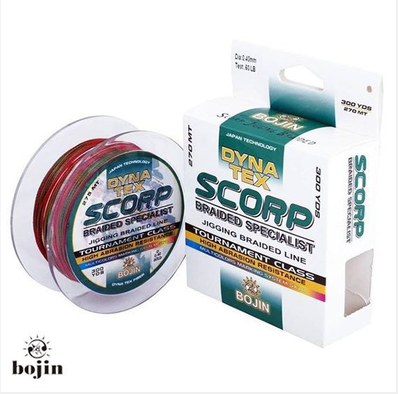 Bojin Scorp Jigging Braided Line 0.60 İp Misina 270mt 100 lbs