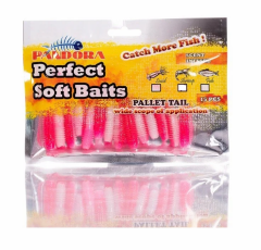 Pandora Perfect Soft Baits Pallet Tail 7 cm (15.li Paket) Pinky - Karides Kokulu