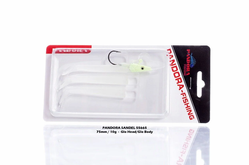 Pandora Sandel 7cm 10gr Silikon Yem Glo Head Glo Body