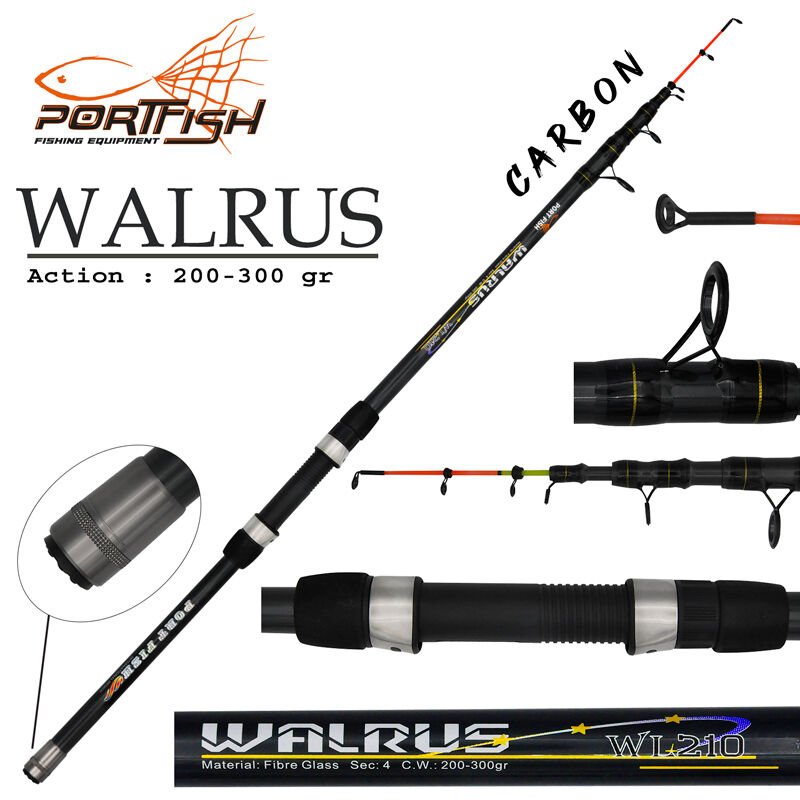 Portfish Walrus Teleskopik Tekne Kamışı 185cm 200-300cm